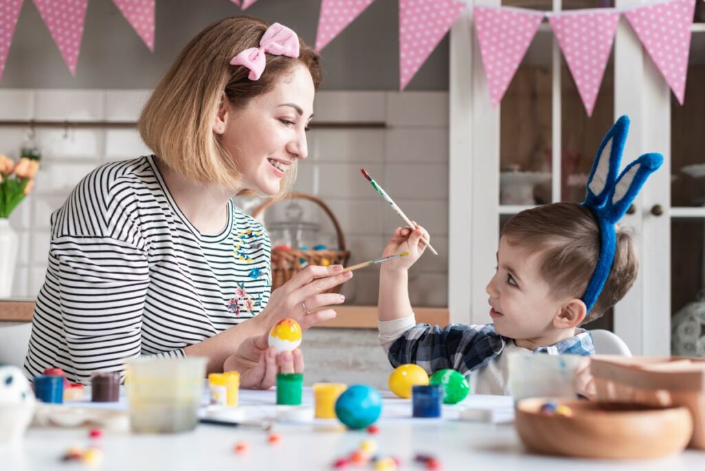 decorar-huevos-de-pascua-para-celebrar-con-los-niños